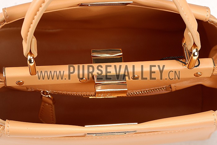 Fendi Peekaboo Karlito Capsule Detail Beige Bag