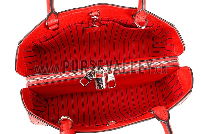 Louis Vuitton Montaigne Empreinte Studs BB Red