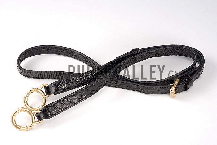 Fendi Small Peekaboo Black Leather Bag 608298