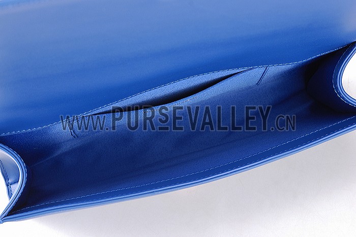 Saint Laurent Belle De Jour Clutch Blue 608311