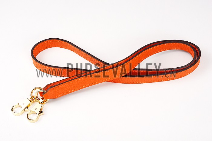 Hermes Stirrup Shoulder Bag Orange 608098