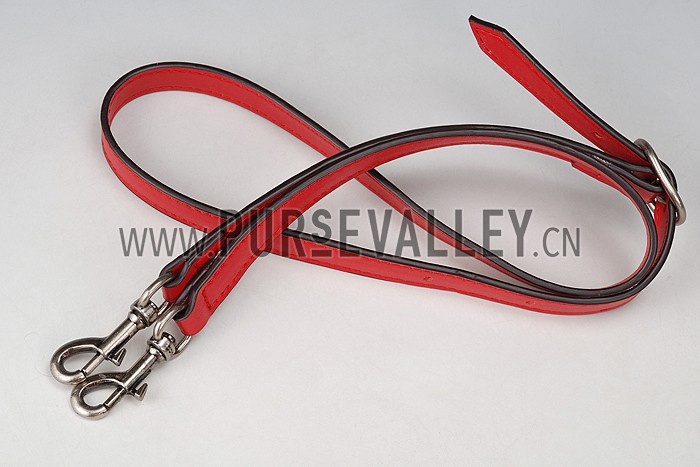 Gucci Boston Arabesque Canvas Shoulder Bag Red