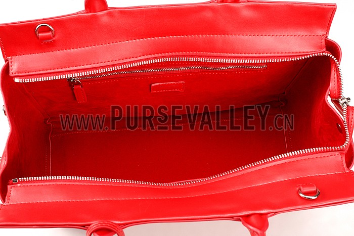 Saint Laurent Rive Gauche Medium Bag Red