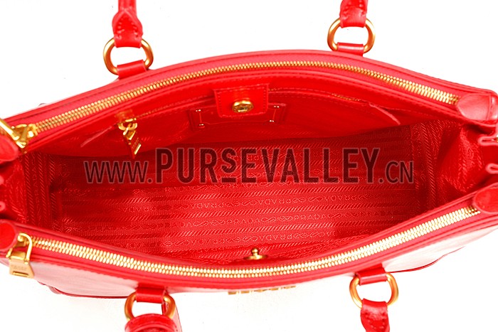 Prada Classic Satchel Red