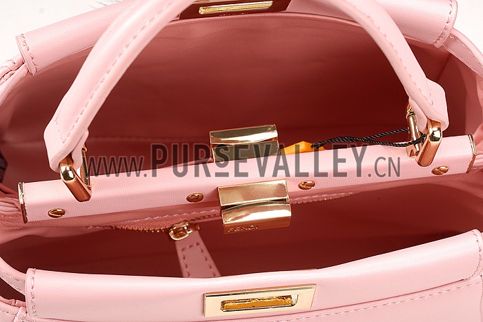 Fendi Peekaboo Karlito Capsule Detail Pink Bag