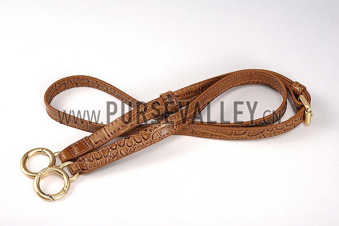 Fendi Small Peekaboo Tan Leather Bag 608303