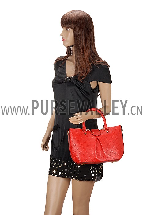 Louis Vuitton Mazarine Empreinte PM Bag Red