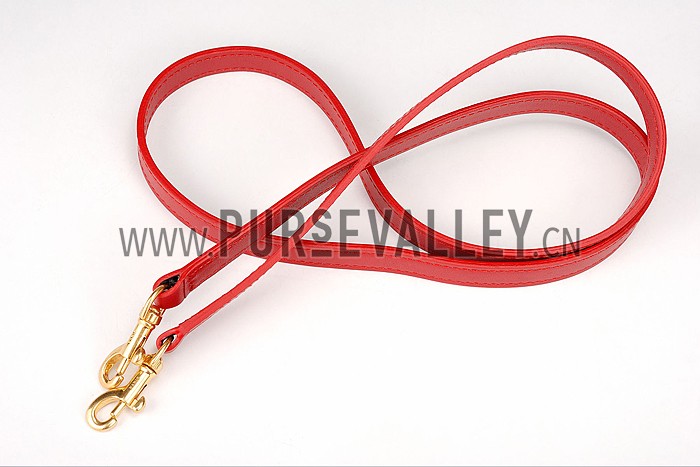 Saint Laurent Monogram Cabas Red Matelasse Leather Bag