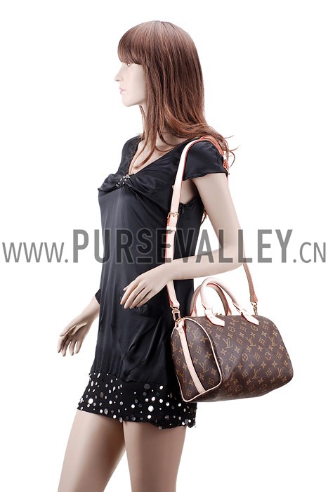 Louis Vuitton Monogram Speedy 25 with Shoulder Strap