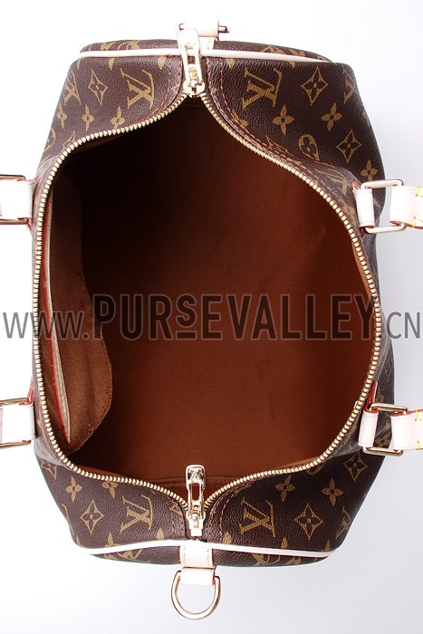 Louis Vuitton Monogram Speedy 35 with Shoulder Strap