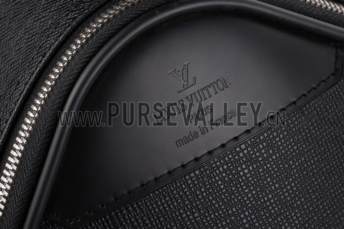 Louis Vuitton Pegase 55 Black Taiga