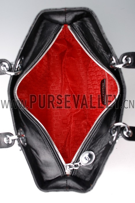 Dior Medium Lady Cannage Bag Black