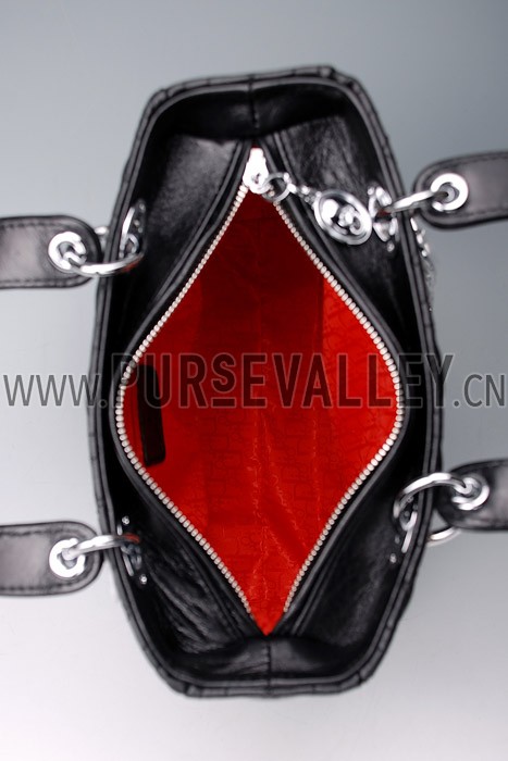 Dior Small Lady Cannage Bag Black