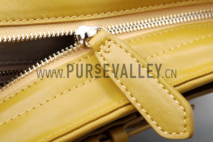 Burberry Smooth Bridle House Check Belted Bag Yellow