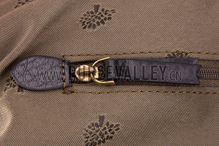 Mulberry Del Rey Black Leather Top Handle Bag