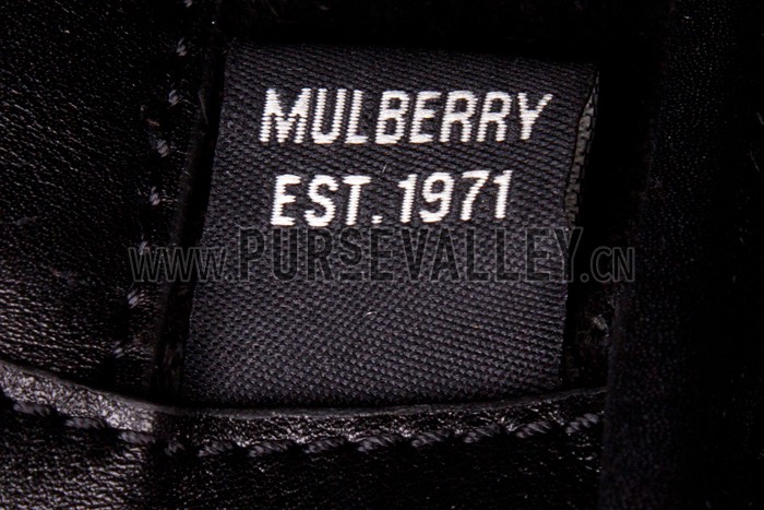 Mulberry Bayswater Black Leather Tote