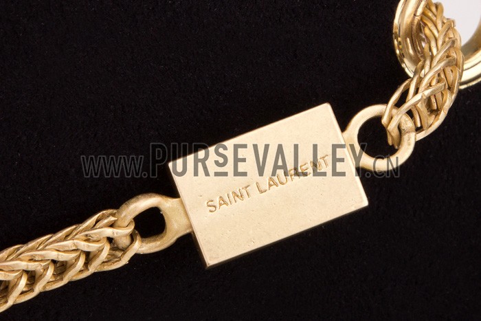 Saint Laurent Cassandre Tassel Black Shoulder Bag