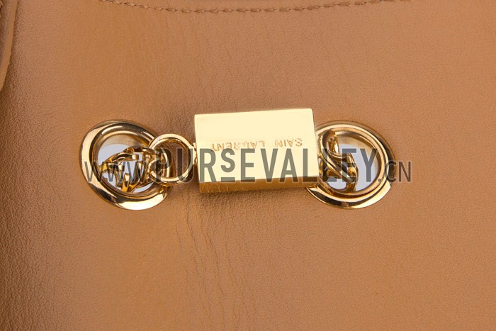 YSL Betty Medium Chain Shoulder Sand