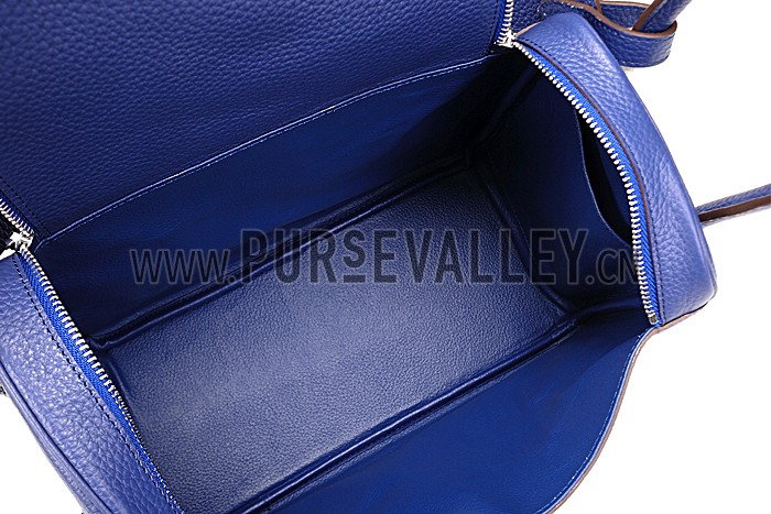 Hermes Lindy 30 Dark Blue Bag 607470
