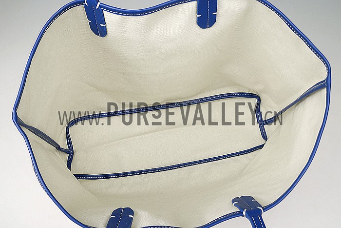 Goyard St Louis Tote Dark Blue 607690