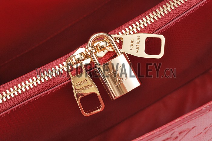 Louis Vuitton Montaigne Empreinte BB Red 607870