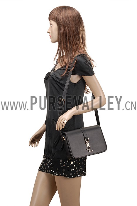 Saint Laurent Universite Flap Bag Black 608208