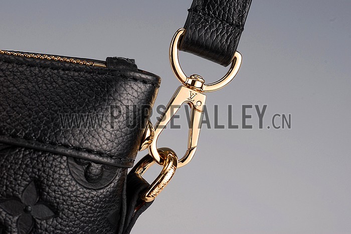 Louis Vuitton Monogram Empreinte Bastille Black 608245