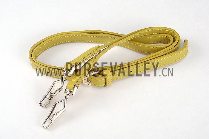 Burberry Tassel Tote Bag Yellow Barley 608261