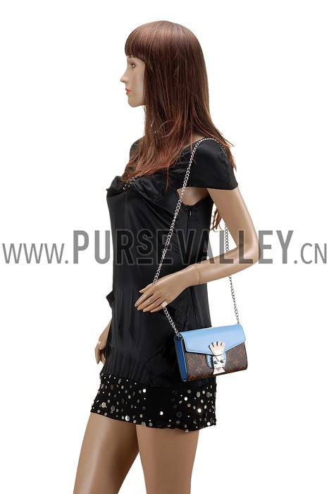 Louis Vuitton Tribal Mask Chaine Wallet Bleuet