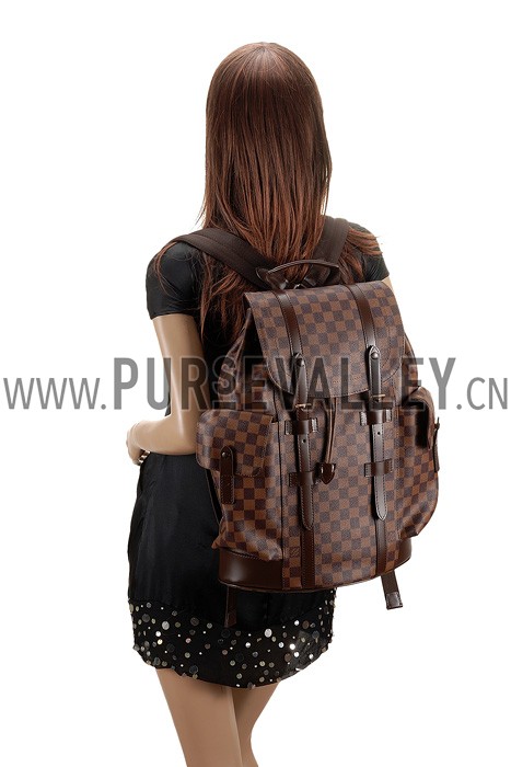 Louis Vuitton Damier Ebene Christopher Backpack