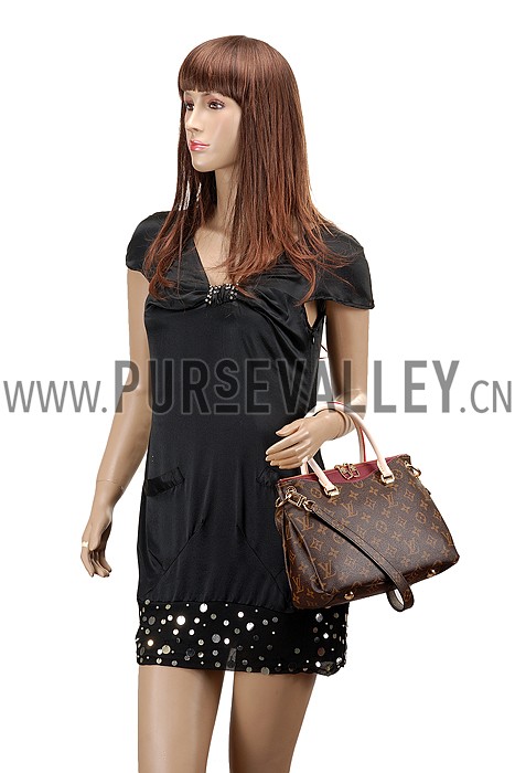 Louis Vuitton Monogram Pallas BB Dark Red PM Bag