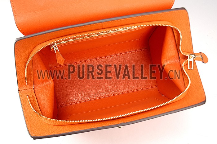 Hermes Stirrup Shoulder Bag Orange 608098