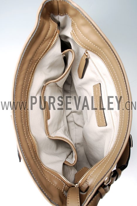 Burberry Smooth Bridle House Check Belted Bag Khaki