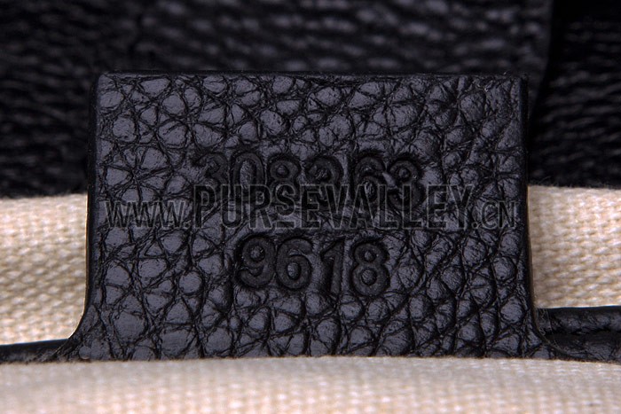 Gucci Soho Black Leather Working Tote