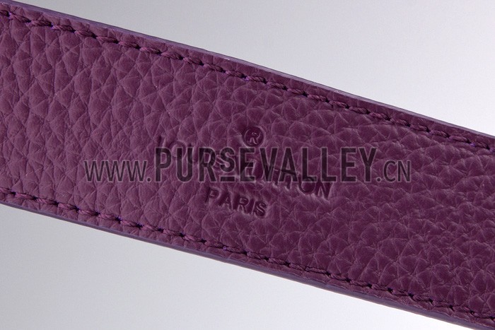Louis Vuitton Alma in Taurillon Leather Purple MM
