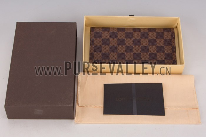 Louis Vuitton Damier Ebene Credit Card Holder 607274