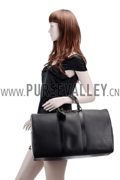 Louis Vuitton Epi Leather Keepall 45 Black