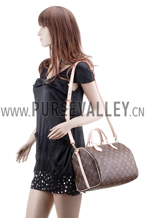 Louis Vuitton Monogram Speedy 30 with Shoulder Strap