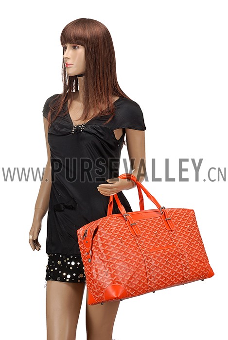Goyard Boeing Orange Travel Bag 18926672