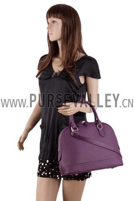 Louis Vuitton Alma in Taurillon Leather Purple MM