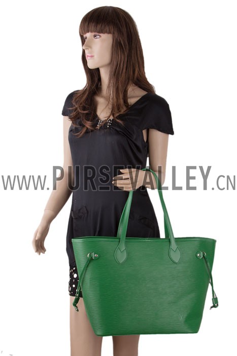 Louis Vuitton Neverfull MM Epi Leather Green