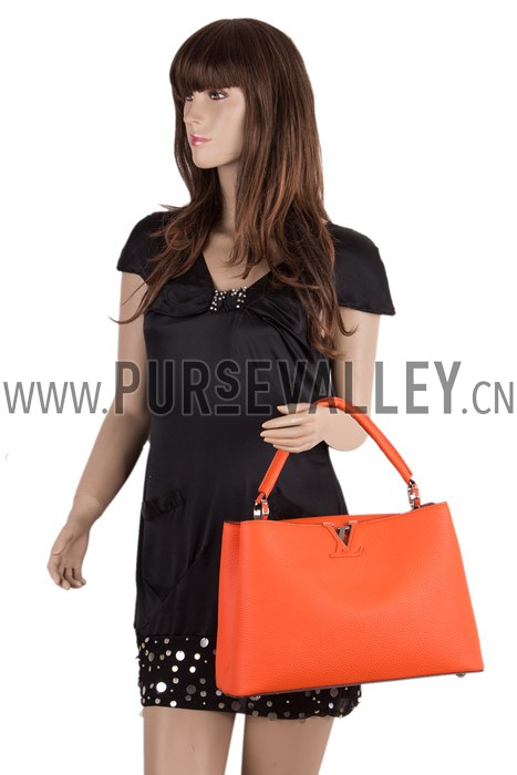 Louis Vuitton Capucines Orange