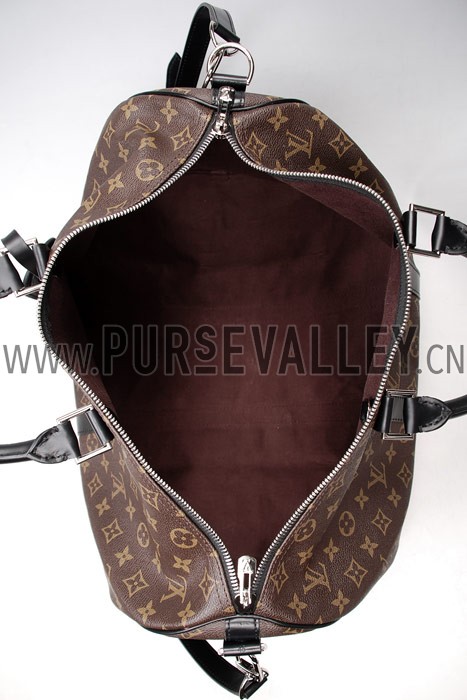 Louis Vuitton Keepall 45 Monogram Macassar Canvas