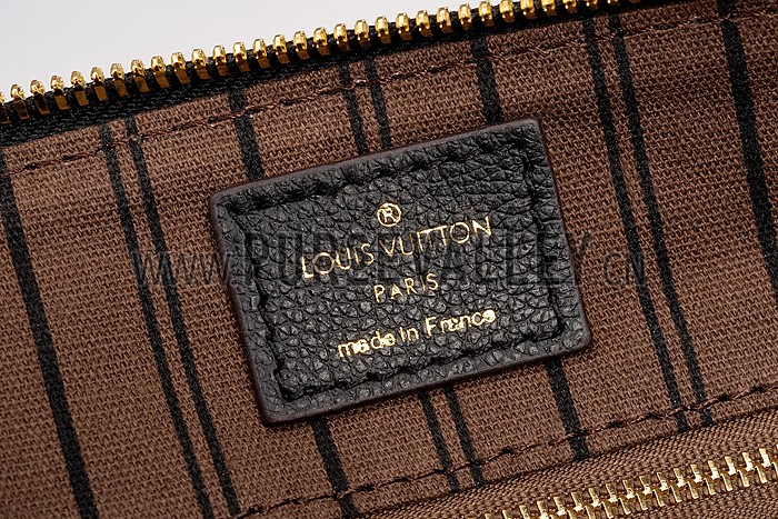 Louis Vuitton Monogram Empreinte Bastille Black 608245