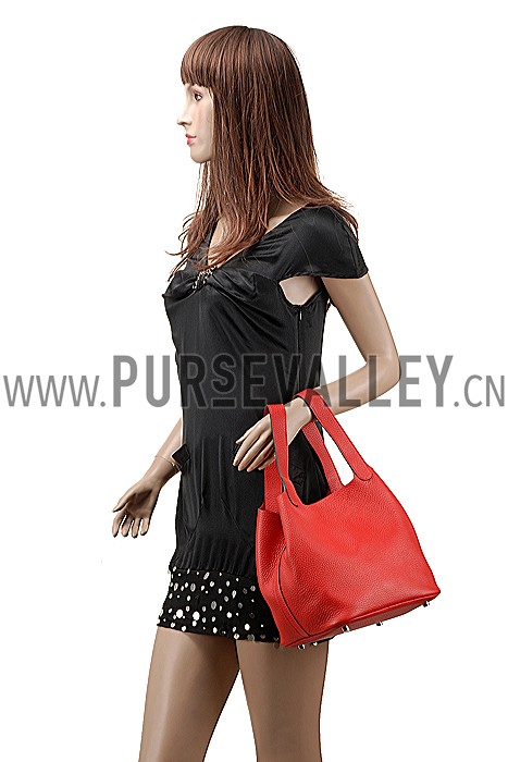 Hermes Picotin MM Red 607502