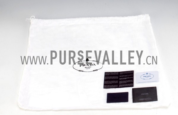 Prada Saffiano Soft Double Bag Red