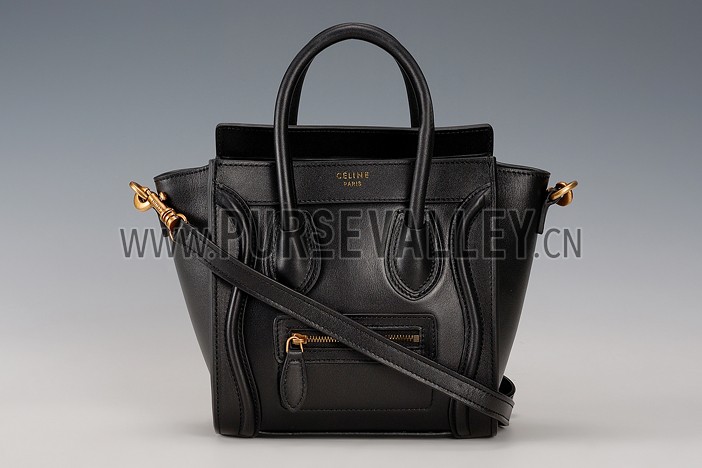 Celine Nano Luggage Black