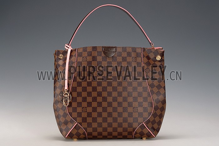 Louis Vuitton Cassa Hobo Damier Ebene Canvas Pink