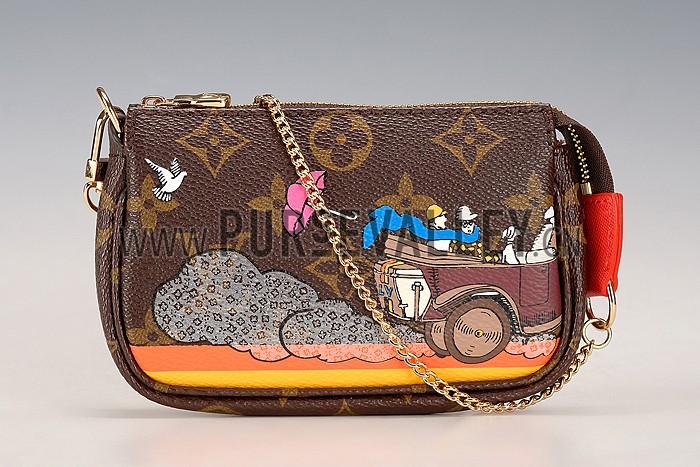 Louis Vuitton Mini Pochette Accessories Evaison Monogram Canvas