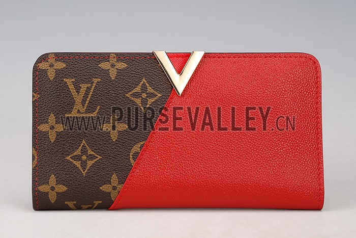 Louis Vuitton Monogram Kimono Wallet Red 18926648